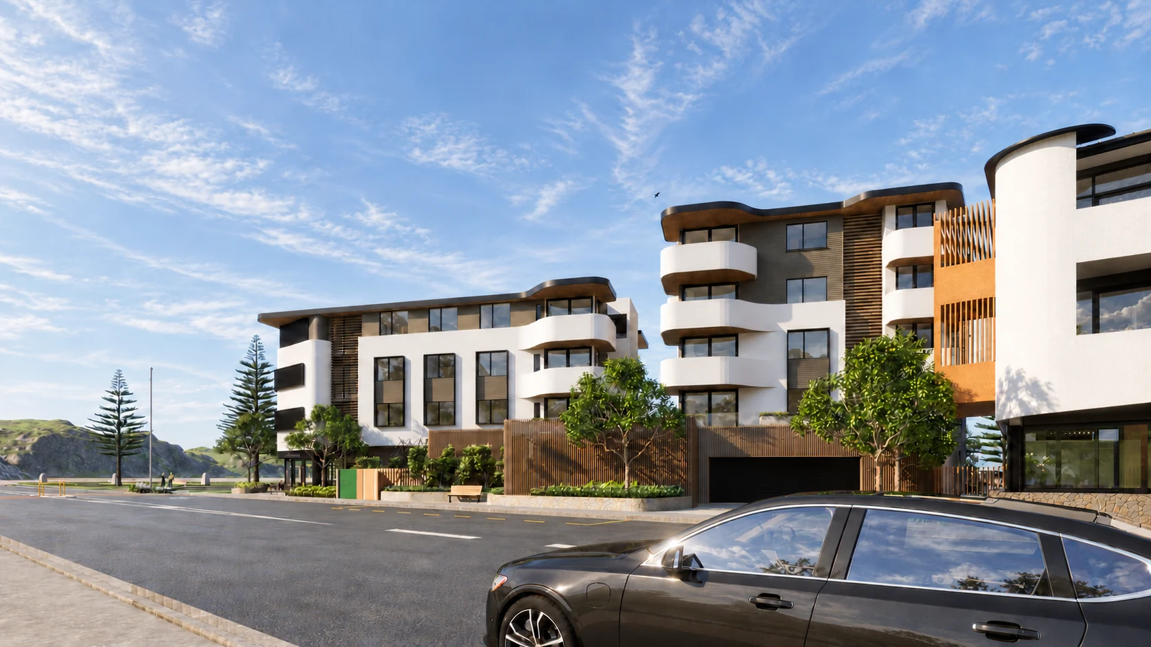 Street view — architectural visualisation